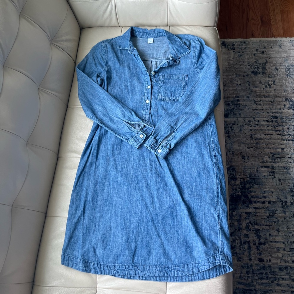 2 for $10 3/4 Sleeve Chambray Dress